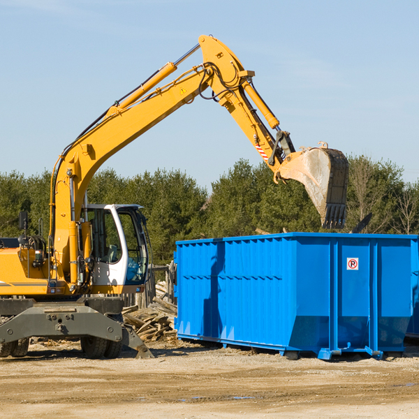 can i choose the location where the residential dumpster will be placed in Manteno Illinois